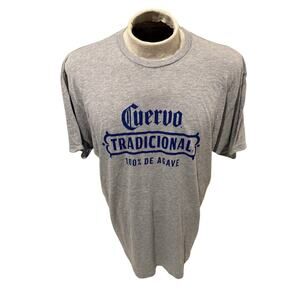 Jose Cuervo Tradicional Tequila T-Shirt Gray Logo Promo Men’s XL New